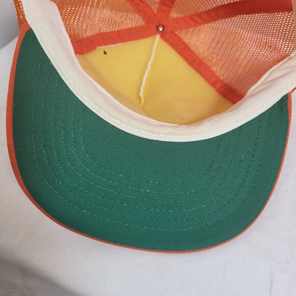 CAM CHAIN Hat Snapback Vintage 80s Cap Trucker Wilson - Picture 8 of 14